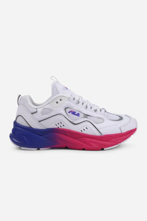 Fila Trigate Fade Women's Trainers Shoes - White/Royal,NZ 237-3514